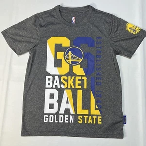 Camiseta NBA Golden State Warriors 66 Juventud Talla Mediana Gris Dorada - Imagen 1 de 7