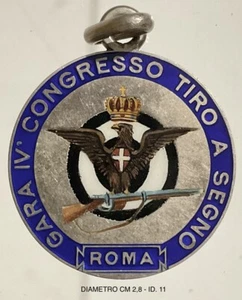ROMA IV° CONGRESSO TIRO A SEGNO MEDAGLIA CAMPIONATO INTERNAZIONALE GARA 1904 - Picture 1 of 6