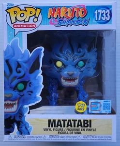 Funko Pop! #1733 Naruto Shippuden Matatabi GITD Nycc 2024 Exclusive Sticker NEW - Picture 1 of 3