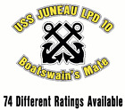 USS JUNEAU LPD 10 Oval Decal / Sticker Military USN U S Navy S06B