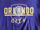 Orlando City Soccer Club Long Sleeve T Shirt - Large - Purple - New - Free P&P 