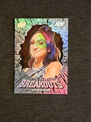 2022 Upper Deck AEW Breakouts Kris Statlander Clear Acetate SP BO-8 Wrestling - Image 1 of 2