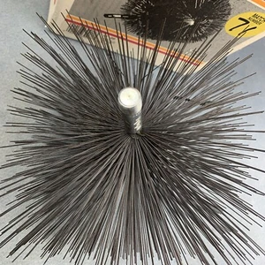 8" Round Wire Kleen Flue Chimney Cleaning Brush in Original Box New - Picture 1 of 7