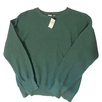 Suéter GAP Kids Sólido Slouchy Bistro Verde Brillante Vacaciones Cuello Redondo Talla XXL Foto 1 de 4