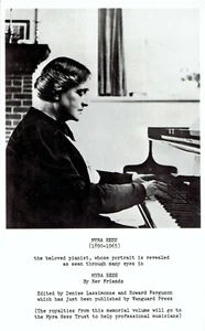 1965 Press Photo Pianist Myra Hess - Picture 1 of 2