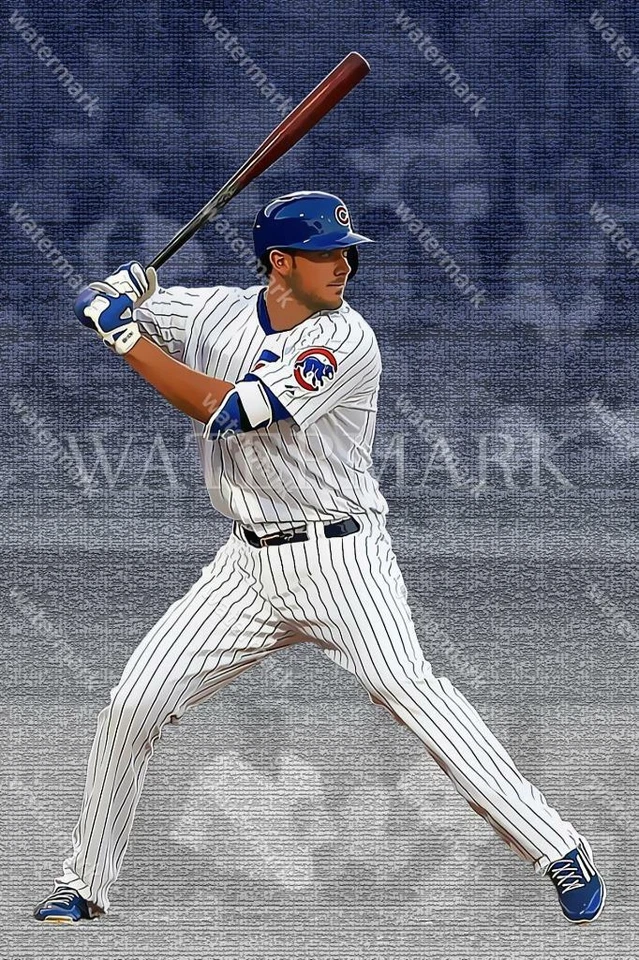 Foto de béisbol EB261 Kris Bryant Stance Cubs 8x10 11x14 16x20 Foto 1 de 1