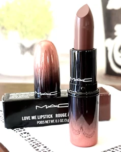 MAC Love Me Lipstick 409 “COFFEE & CIGS” Lipstick - New in Box Full SIze - Picture 1 of 3