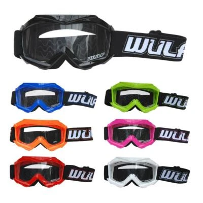 Wulfsport Cub Tech Motocross Goggles Kids Youth MX Off Road Dirt Bike Goggle