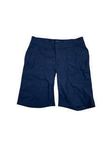 Athleta Trekkie Bermuda 2.0 Damenshorts schwarz Größe 4 mit Taschen & Knopf gebraucht, in einwandfreiem Zustand - Bild 1 von 3