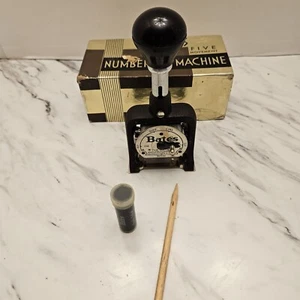 Bates Standard Multiple Movement Numbering Machine Stamp 6 Wheels Style E - Bild 1 von 5