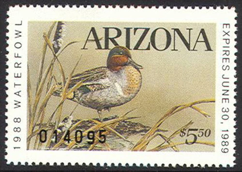 AZ2  Arizona State Duck Stamp MNH - Image 1 of 1