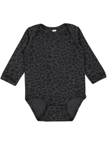 Rabbit Skins 4421 Infant Long Sleeve Fine Jersey Bodysuit - Picture 1 of 4