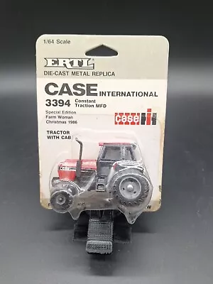 ERTL Case International 3394 Tractor MFD 1:64 #288GW  1986 Farm Woman Christmas - Image 1 of 4