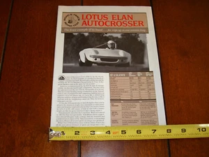 LOTUS ELAN AUTOCROSS ORIGINALARTIKEL - Bild 1 von 12