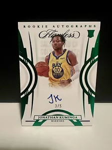 2021 Flawless Rookie Autographs JONATHAN KUMINGA On Card Auto 3 of 5!✨ *READ - Picture 1 of 9