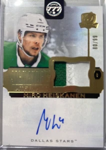 2022 Upper Deck The Cup Miro Heiskanen Patch Auto Signature Materials /99 SP-MH - Picture 1 of 2