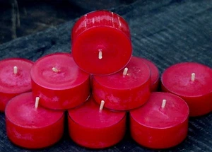 10pk 120hr/pk AFRICAN GERANIUM & YLANG YLANG Triple Scent Soy TEA LIGHT CANDLES - Picture 1 of 12