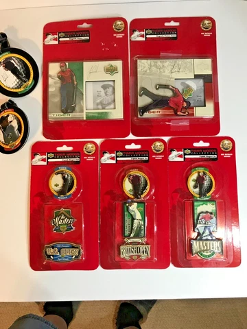 Tiger Woods Collection---all 3 sets of magnets, 2 magnetic picture frames, and 2 Cover