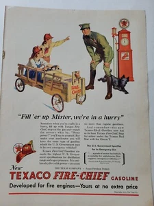 1934 Texaco Fire-Chief Gas Benzin Scottish Terrier Hund Jungen Spielzeug LKW Werbung - Bild 1 von 1