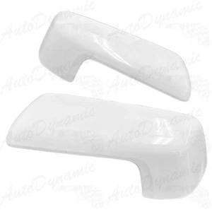 GLOSSY WHITE 2PCS REPLACEMENT MIRROR CAP COVER FITS 2019&UP CHEVY SILVERADO 1500 - Bild 1 von 2