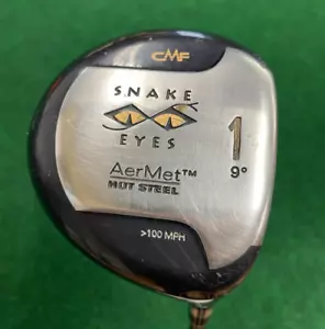Snake Eyes AerMet Hot Steel 9˚ Driver / 1-wood 100 mph+ AerForce Graphite RH - Picture 1 of 9