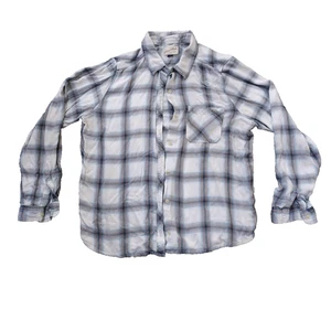 Universal Thread Button Up Shirt Women’s XL -Multicolor Plaid Long Sleeve Top - Picture 1 of 6