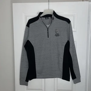 FootJoy Men's Golf Performance 1/4 Zip Pullover Grey medium   - Picture 1 of 4