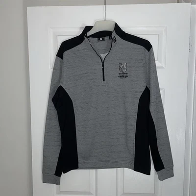 FootJoy Men's Golf Performance 1/4 Zip Pullover Grey medium   - Image 1 of 4