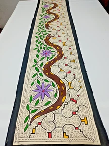 Shipibo Hand Painted Runner  Cloth, 42 - Picture 1 of 3