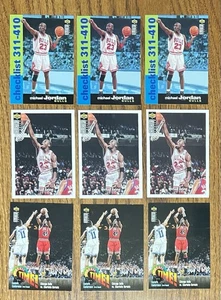 9 MICHAEL JORDAN Cards 3 Checklist 311-410 3 Upper Deck #240 3 Playoff Time #353 - Picture 1 of 1