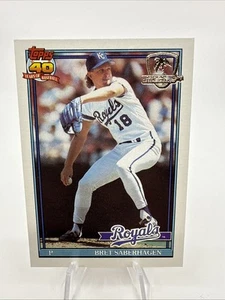 1991 Topps Operation Desert Shield #280 Bret Saberhagen Kansas City Royals - Imagen 1 de 10