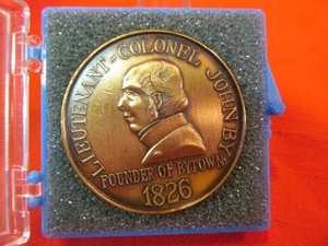 TENENTE COLONNELLO GIOVANNI PER MEDAGLIA 1826 FONDATORE DI BYTOWN - Foto 1 di 2