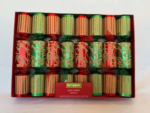 Pier 1 Imports Set of 8 Christmas Holiday Party Crackers - Picture 1 of 3