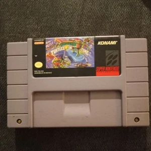 Teenage Mutant Ninja Turtles IV 4 Turtles in Time (SNES 1992) Nintendo Authentic - Picture 1 of 2