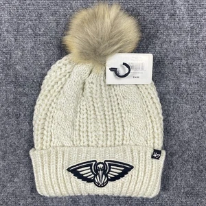 New Orleans Pelicans Beanie '47 Womens Meeko Knit Pom Cap Official NBA NWT - Picture 1 of 4
