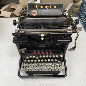 Vintage 1900s Remington No. 12 Standard Correspondence Desktop Typewriter - Picture 1 of 17
