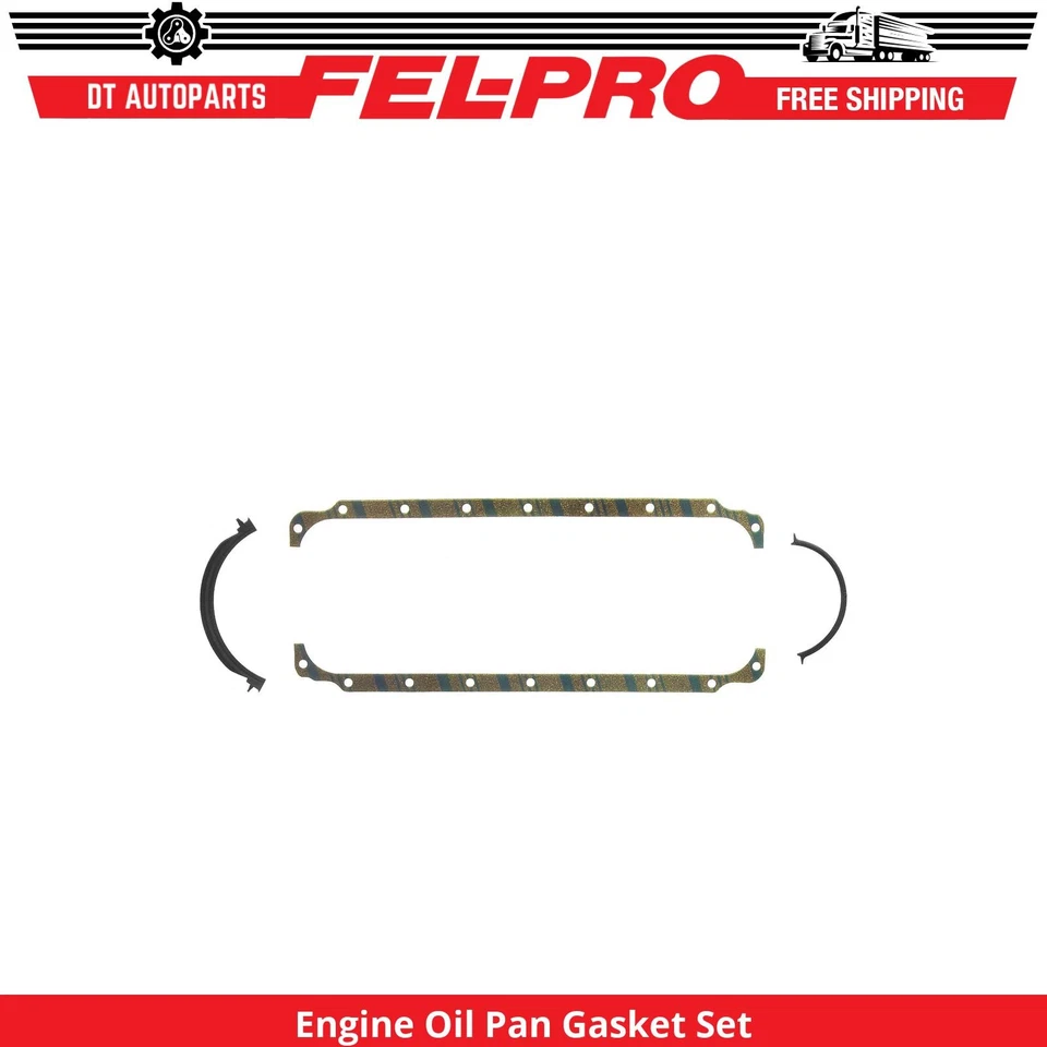 Juego de juntas de cárter de aceite de motor V8 Fel-Pro 1972 para camioneta Dodge D200 1971-1974 Foto 1 de 1