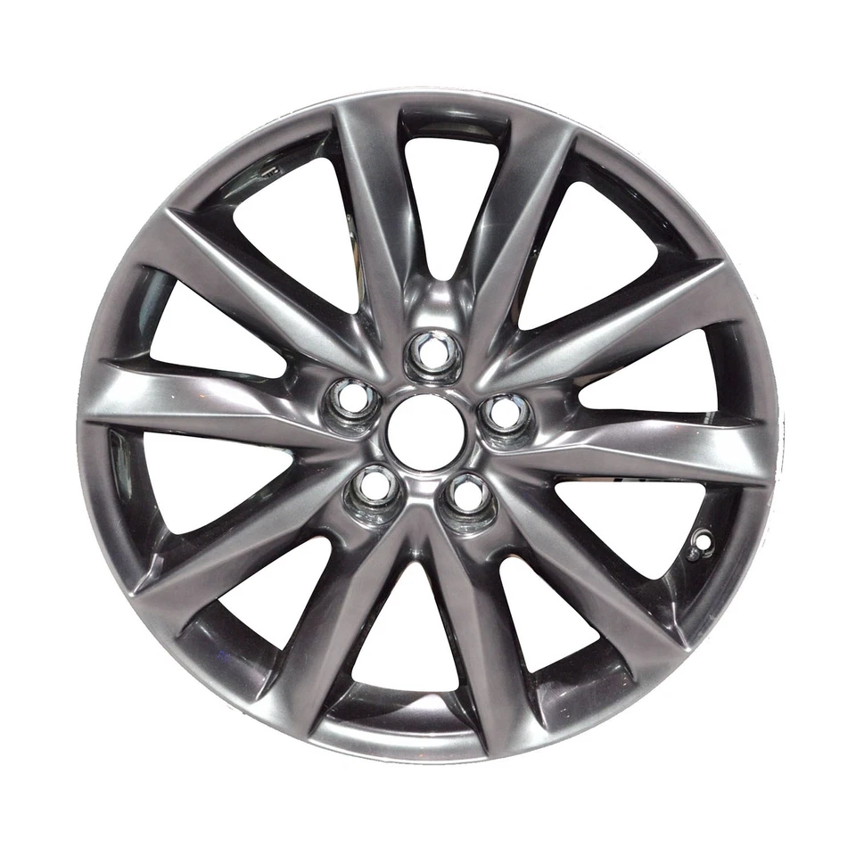 Refurbished 18x7 Painted Dark Hypersilver Wheel fits 2017-2018 Mazda 3 560-64940 — 第 1/1 张图片