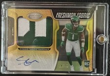 2022 Panini Certified - Freshman Fabric Mirror Signatures Gold Sauce Gardner /25