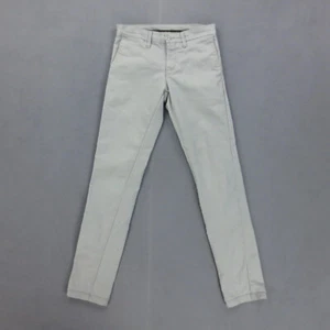 Chino Slim Distressed Workwear Carhartt Sid Pant Homme W30 L34 Gris - Imagen 1 de 24