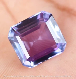 Natural Gray-Purple Musgravite 13.55Ct Emerald Certified Tanzania Loose Gemstone - Picture 1 of 6