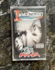 3x Krazy Immortalized Rare Rap Cassette Tape Vintage 90s 2Pac C-Bo NEW SEALED!! - Picture 1 of 6