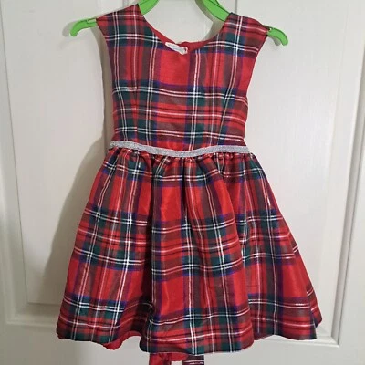 Marmellata 经典圣诞假日蝴蝶结派对正式礼服尺寸 2T — 第 1/4 张图片