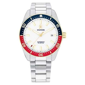 Tommy Hilfiger Silver Steel White Dial Mechanical-Automatic Men's Watch - 171... - Picture 1 of 6