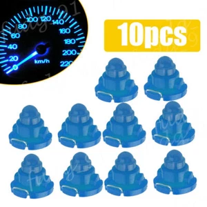 10PCS T4.7 Neo Wedge LED Bulb Cluster Instrument Dash Lights Blue Accessories - Picture 1 of 11