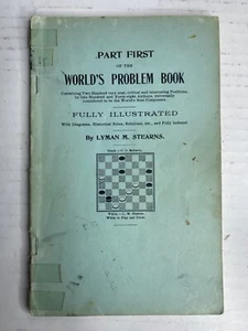 Checkers Part First of the World's Problem Book Lyman M. Stearns - Picture 1 of 8