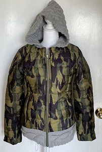 Military Hippie Women’s Jacket Camo Hooded New With Tags Sz XS - Picture 1 of 15