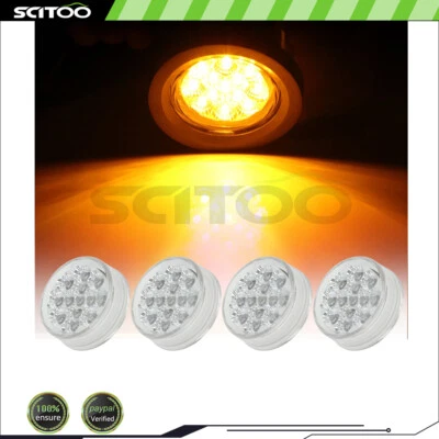 Marcador lateral 4 piezas para Kenworth T600A 1987 10,0 L 2008 Freightliner Columbia 12,0 L Foto 1 de 4