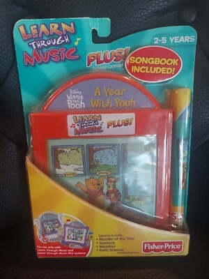 Fisher Price - Learn through Music Plus - DIsney Winnie Pooh ~ Scan Pics-NEW - Image 1 of 4