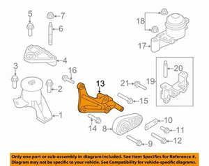 NEW GENUINE FORD 9E5Z-6E042-A Engine Torque Strut Mount Bracket Fusion Milan MKZ - Picture 1 of 11